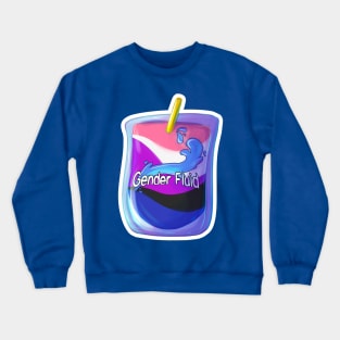 GenderFluid Drink Pouch Crewneck Sweatshirt